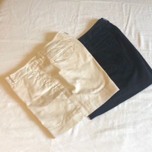 Banana Republic Martin Fit 4” short cream or navy